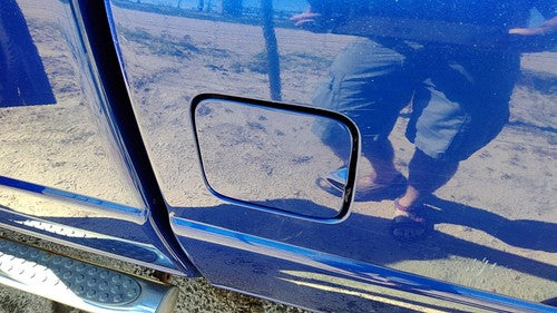 1998-2011 Ford Ranger Fuel Tank Door With Hinge Gas Lid Oem Filler Blue Sn