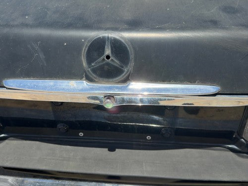 1980 Mercedes 450SL 107 License Plate Trim Surround Panel OEM Tail Trunk Finish