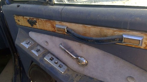 85-96 Chevy G20 Van Passenger Right Front Inside Door Trim Panel Only Oem Blue