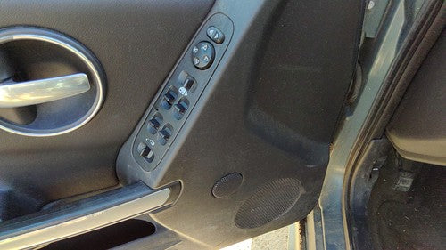 06-08 Grand Prix Driver Left Front Inside Door Trim Panel Master Switch Ebony 19