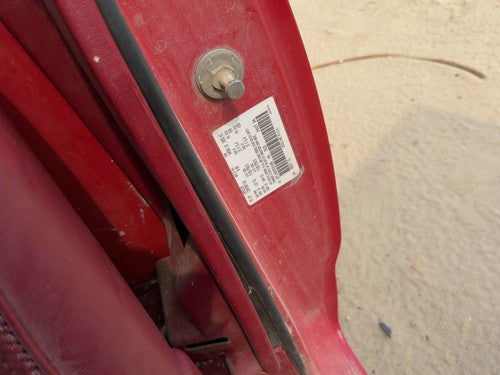1987-1996 Dodge Dakota Driver Left B-Pillar Trim Red OEM