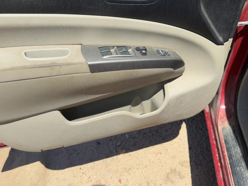 06-09 Prius Driver Left Front Door Trim Panel With Master Switch Black Cloth Bis