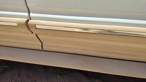 1993 Ford Explorer Passenger Right Front Moulding From Door Oem Trim Strip White