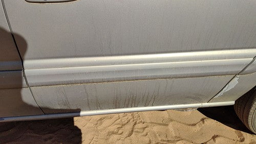 00-05 Venture Driver Left Rear Moulding From Door Oem Back Trim Strip Silver 17U