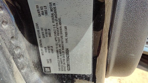 2005-2010 Pontiac G6 Gxp Coupe Driver Left Front Fender Oem Black 58U 15882267
