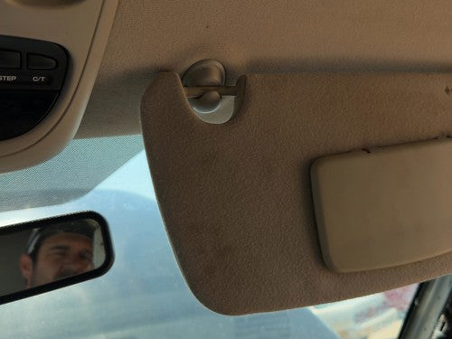 2002-2005 Dodge Ram 1500 Passenger Right Sun Visor Oem Dark Gray V9Dv 0Wf20Tl2Aa