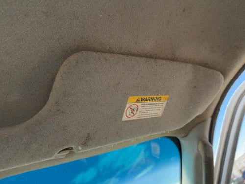 2002-2004 Ford F150 Passenger Right Sun Visor Oem Gray 2L3Z1504104Dab