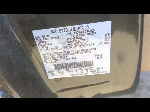 2004-2008 Ford F150 Driver Headlight Front Oem Head Lamp 7L3z13008ga