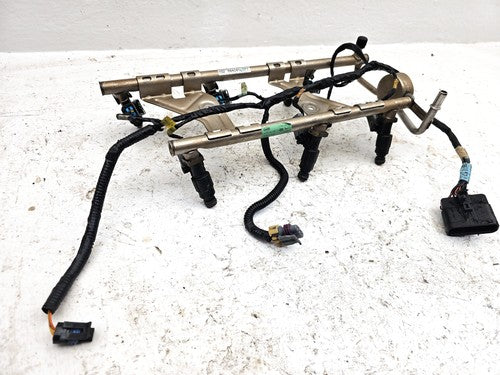 05-09 Chevy Equinox Complete Fuel Rail With Injectors Set With Harness Oem 3.4L