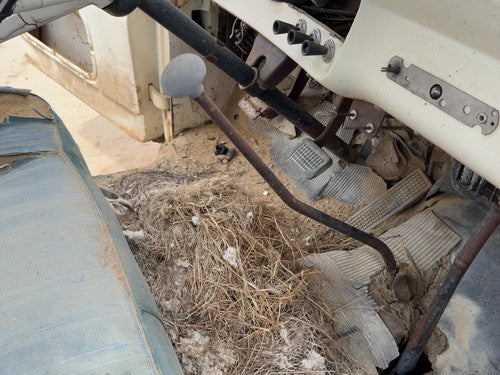 68 Ford F350 Floor Shifter Lever Assembly Manual Transmission Shift Unit Blue