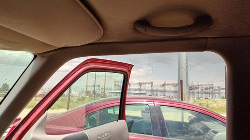 1999 Mazda B2500 Passenger Right A Pillar Trim Windshield Post Panel Oem Gray V2