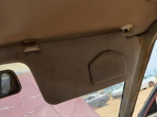1985-1987 Nissan Maxima Passenger Right Sun Visor Oem 4Dr Sedan Gray