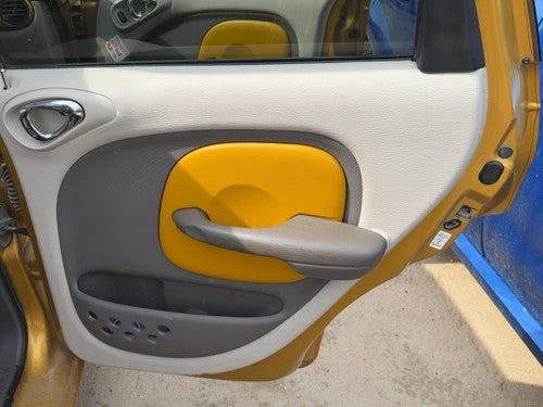 01-02 Pt Cruiser Passenger Right Rear Door Trim Panel Back Taupe/Beige Fl