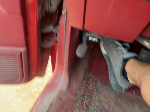 1987-1996 Dodge Dakota Driver Left Lower Kick Trim Panel Oem Red