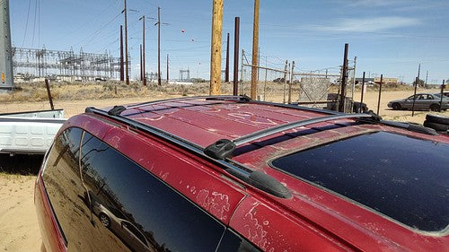 2006-2007 Chrysler Town Country Luggage Rack Cross Bars Only Oem Roof