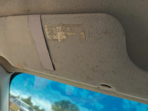 2002-2004 Ford F150 Driver Left Sun Visor Oem Gray 2L3Z1504105Dab
