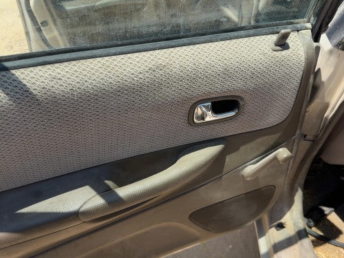 1999-2000 Mazda Protege Dx Driver Left Rear Door Trim Panel Manual Back Brown
