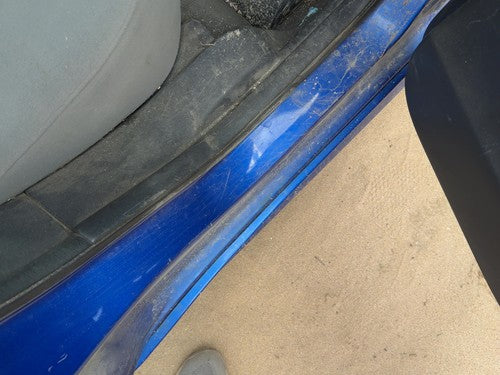 10-12 Sentra Passenger Right Rear Lower Sill Plate Step Trim Panel Oem Charcoal
