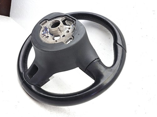 2012-2014 Vw Jetta Black Leather Steering Wheel With Multifunction Controls Oem