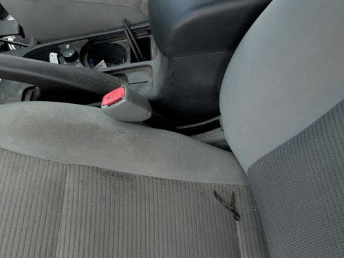 11-12 Sentra Driver Left Front Seat Belt Buckle Receiver Oem Cloth Charcoal X