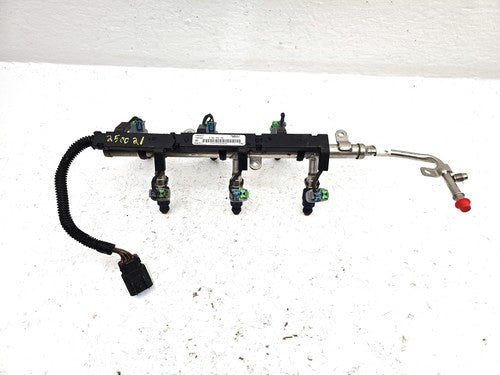 08-12 Malibu Complete Fuel Rail With Injectors Set With Wiring Harness Oem 3.6L