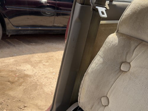 1985-1988 Nissan Maxima Sedan Passenger Right Lower B-Pillar Trim Gray OEM