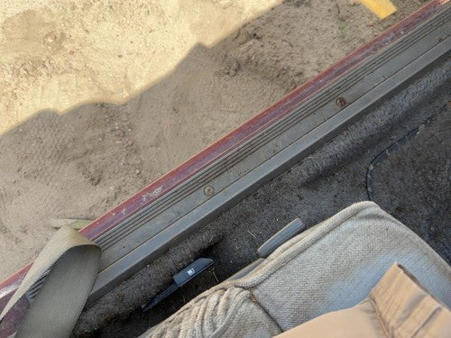 1985-1988 Nissan Maxima Driver Left Lower Sill Step Moulding Trim Panel Oem Gray