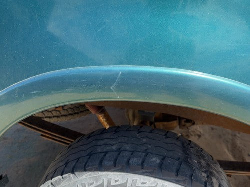 97-04 F150 Passenger Right Rear Wheel Flare Moulding Oem Back Pacific Green Ps