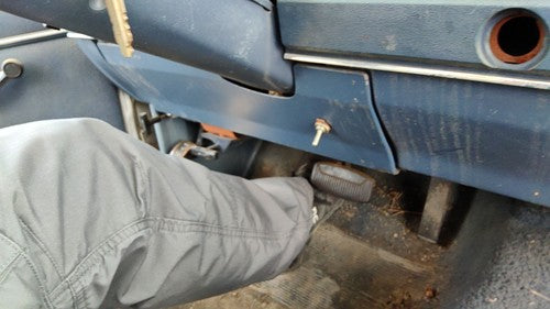 1983-1988 Ford Ranger Lower Dash Under Column Knee Bolster Trim Panel Oem Blue