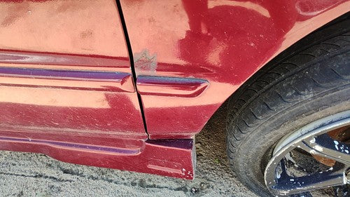1994-1997 Honda Accord Passenger Right Moulding From Fender Oem Trim Strip Red