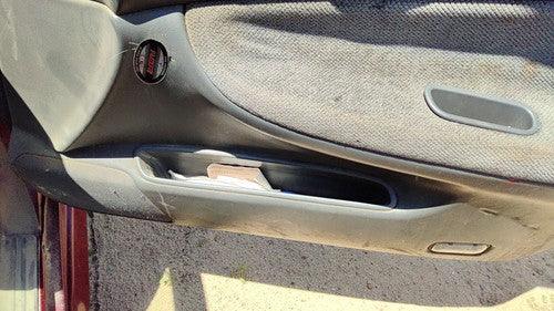 1995 Honda Accord Passenger Right Front Door Trim Panel With Switches Gray