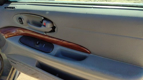 00-01 Lesabre Buick Passenger Right Front Door Trim Panel With Switches Gray 17B