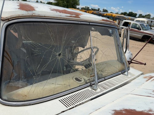 1967-1972 Ford F350 Windshield Chrome Trim Conventional Cab Factory OEM