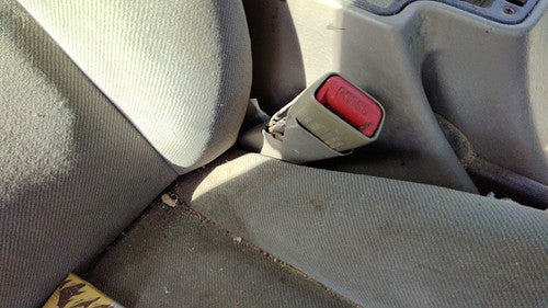 00-01 Dodge Neon Passenger Right Front Seat Belt Buckle Receiver Oem Gray B7L5