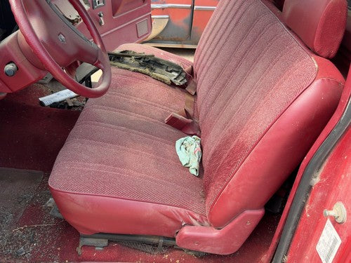 1987-1996 Dodge Dakota Front Bench Seat Assembly Red OEM