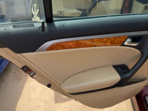 2004-2006 Acura Tl Driver Left Rear Door Trim Panel With Switches Back Tan C