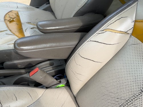 01-02 Pt Cruiser Driver Left Front Arm Rest Side Seat Oem Taupe/Beige Fl