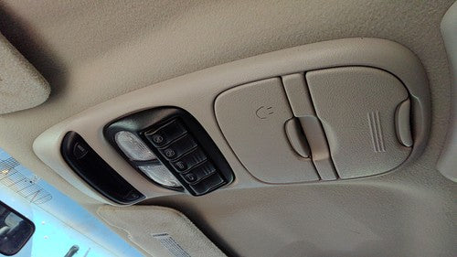 00-05 Chevy Venture Center Overhead Console Oem Dome Light Map Lamp Cubby Gray