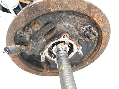 87-95 Pathfinder Passenger Right Rear Axle Shaft With Complete Brake Backing