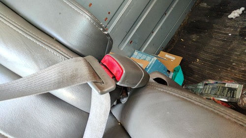 06-14 Express Van Passenger Right Front Seat Belt Buckle Receiver Oem Gray 93W
