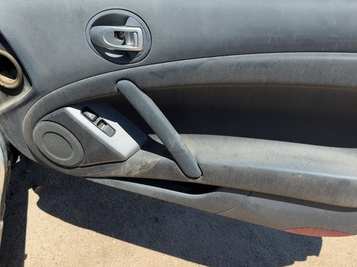 06-12 Eclipse Passenger Right Front Door Trim Panel With Switches Hatchback Gray