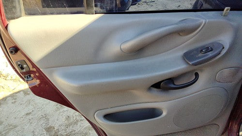 97-99 Expedition Driver Left Rear Inside Door Trim Panel With Switches Back Gray