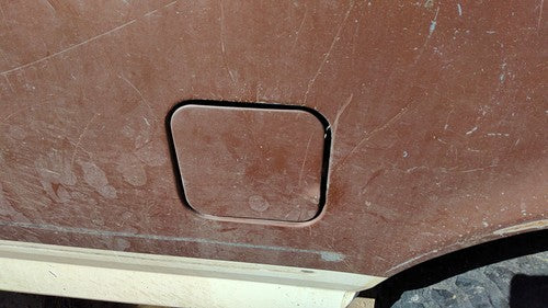 1987-1996 Ford F150 Fuel Tank Door With Hinge Gas Lid Oem Filler