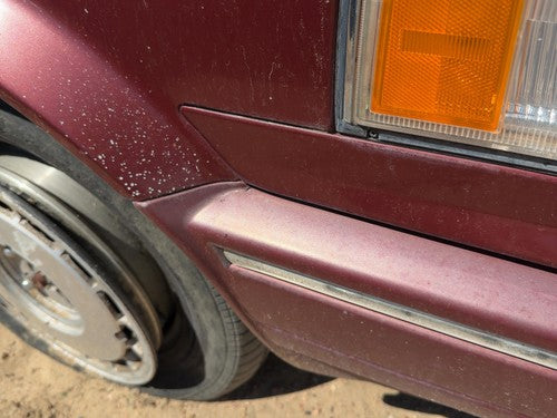 1985-1988 Nissan Maxima Passenger Right Moulding From Fender Oem Trim Strip Red