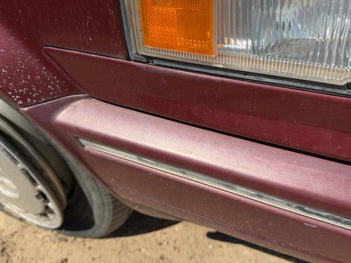 1985-1988 Nissan Maxima Passenger Right Moulding From Fender Oem Trim Strip Red
