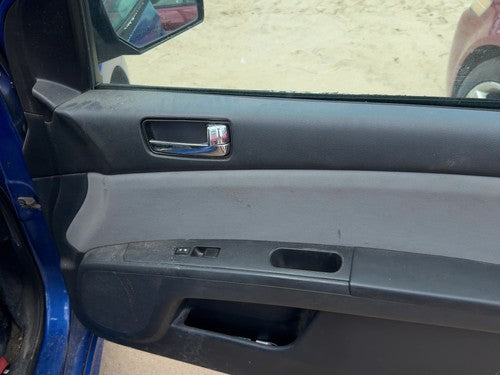 10-12 Sentra Passenger Right Front Door Trim Panel With Switches Charcoal X