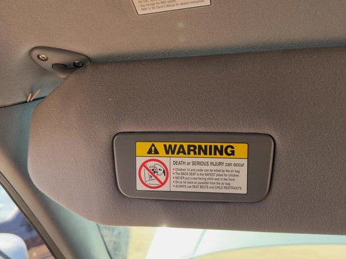 2001-2003 Acura Mdx Driver Left Sun Visor Oem Black D 83280S3Va01Za