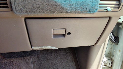 1991-1994 Ford Explorer Glove Box Assembly Complete Door With Latch Oem Tan