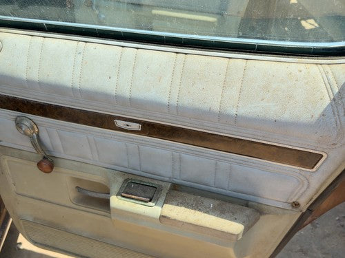 1974 Chevy Impala Passenger Right Rear Door Trim Panel Manual Back