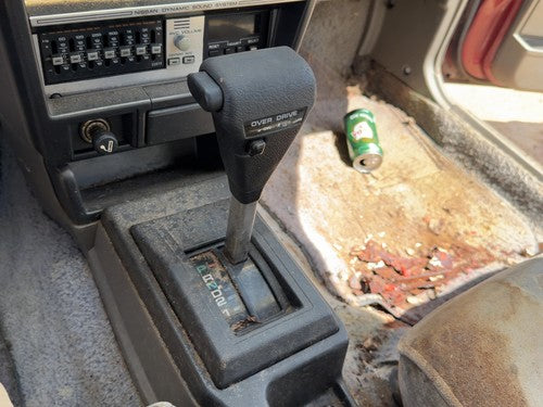 85-88 Maxima Floor Shifter Lever Assembly Shift Unit Automatic Transmission Gray